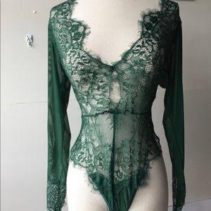 Emerald Lace Long Steve Teddy